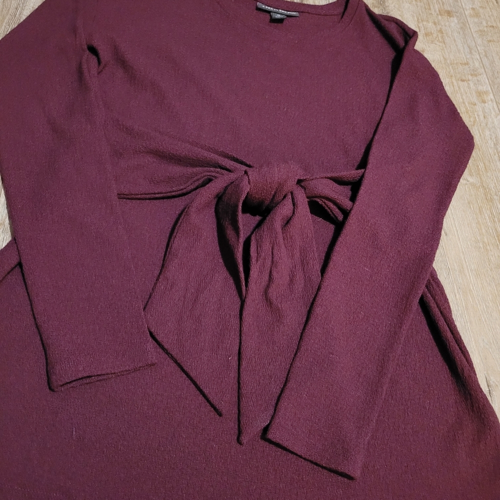 A pea in the pod burgaundy blouse XS
